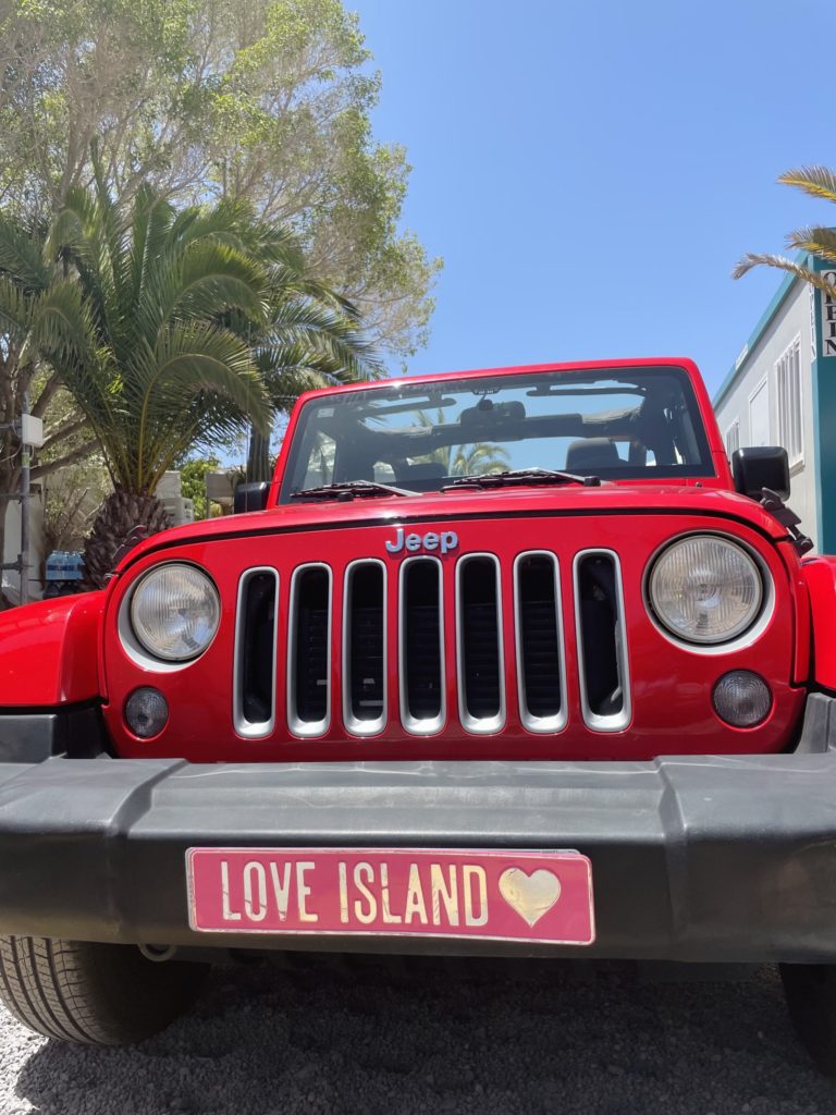 BTS | Love Island jeep